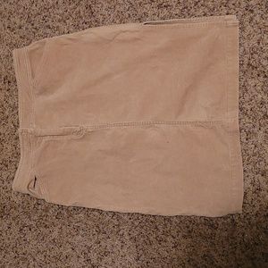 J. CREW skirt with pockets, slit on 1 side, soft with stretch